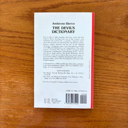 The Devil’s Dictionary - Ambrose Bierce