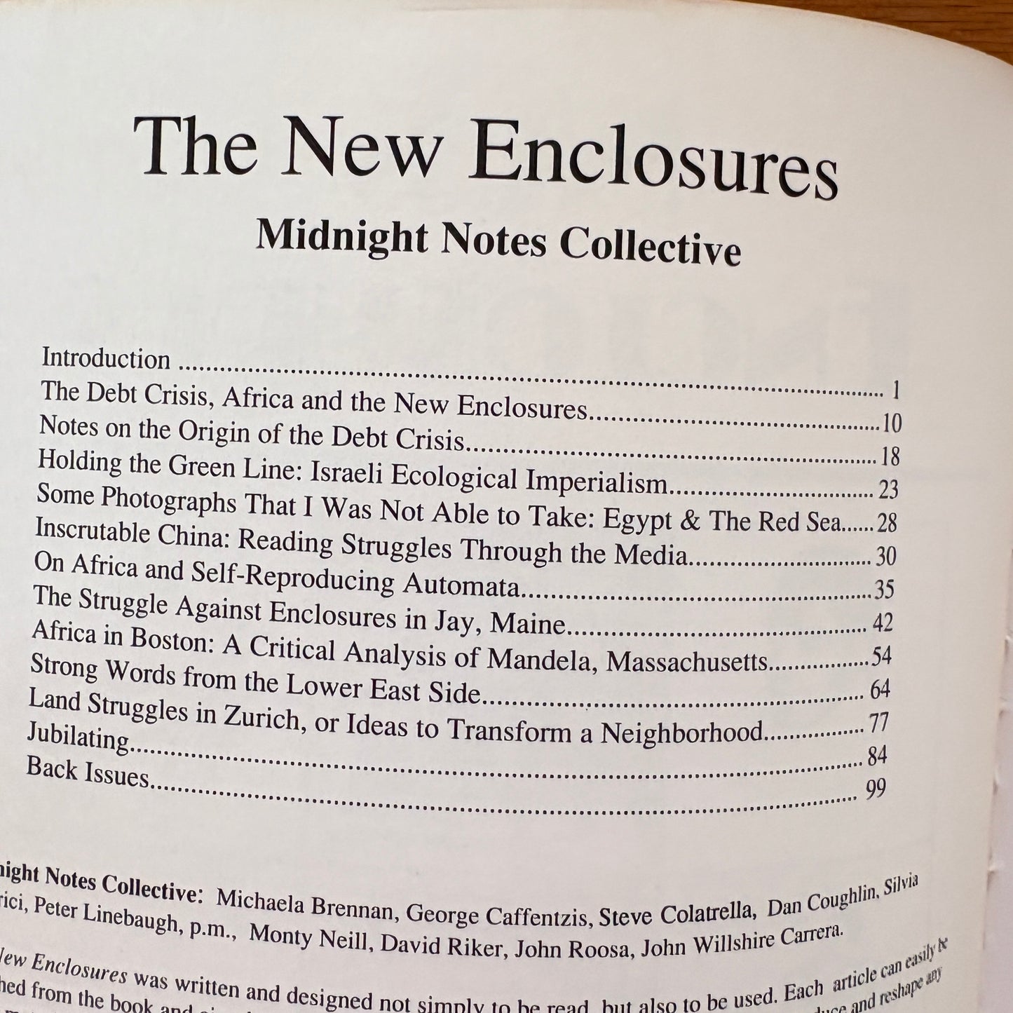 Midnight Notes 10: New Enclosures