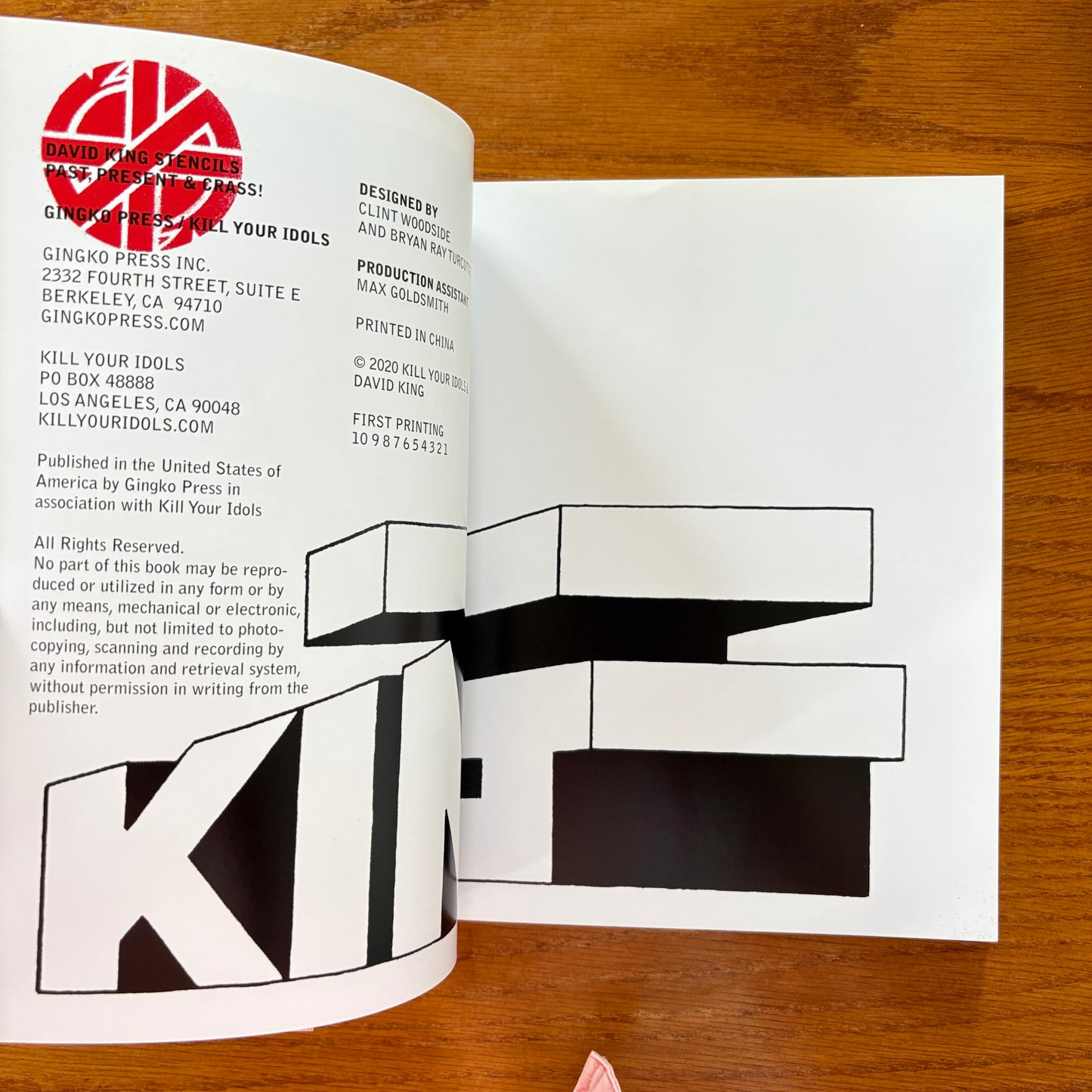 David King - Stencils: Past, Present and Crass!