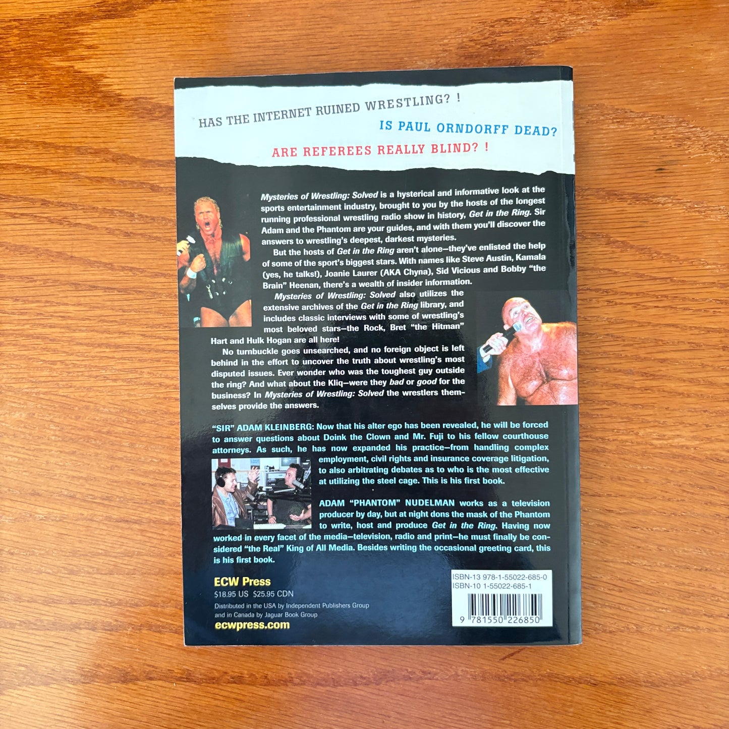 Mysteries of Wrestling Solved! - Sir Adam Kleinberg & Adam “Phantom” Nudelman