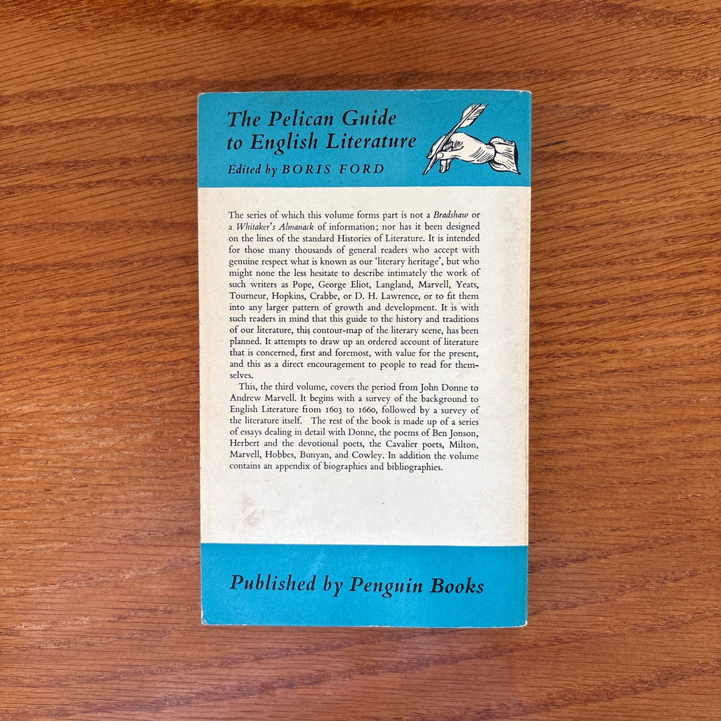 From Donne to Marvell - Boris Ford
