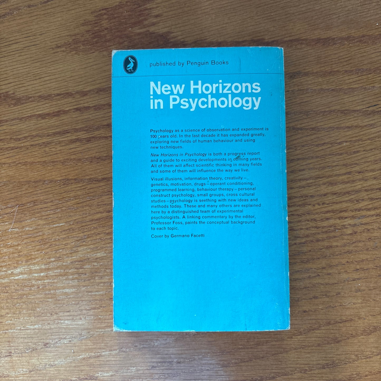 New Horizons in Psychology - Brian M. Foss