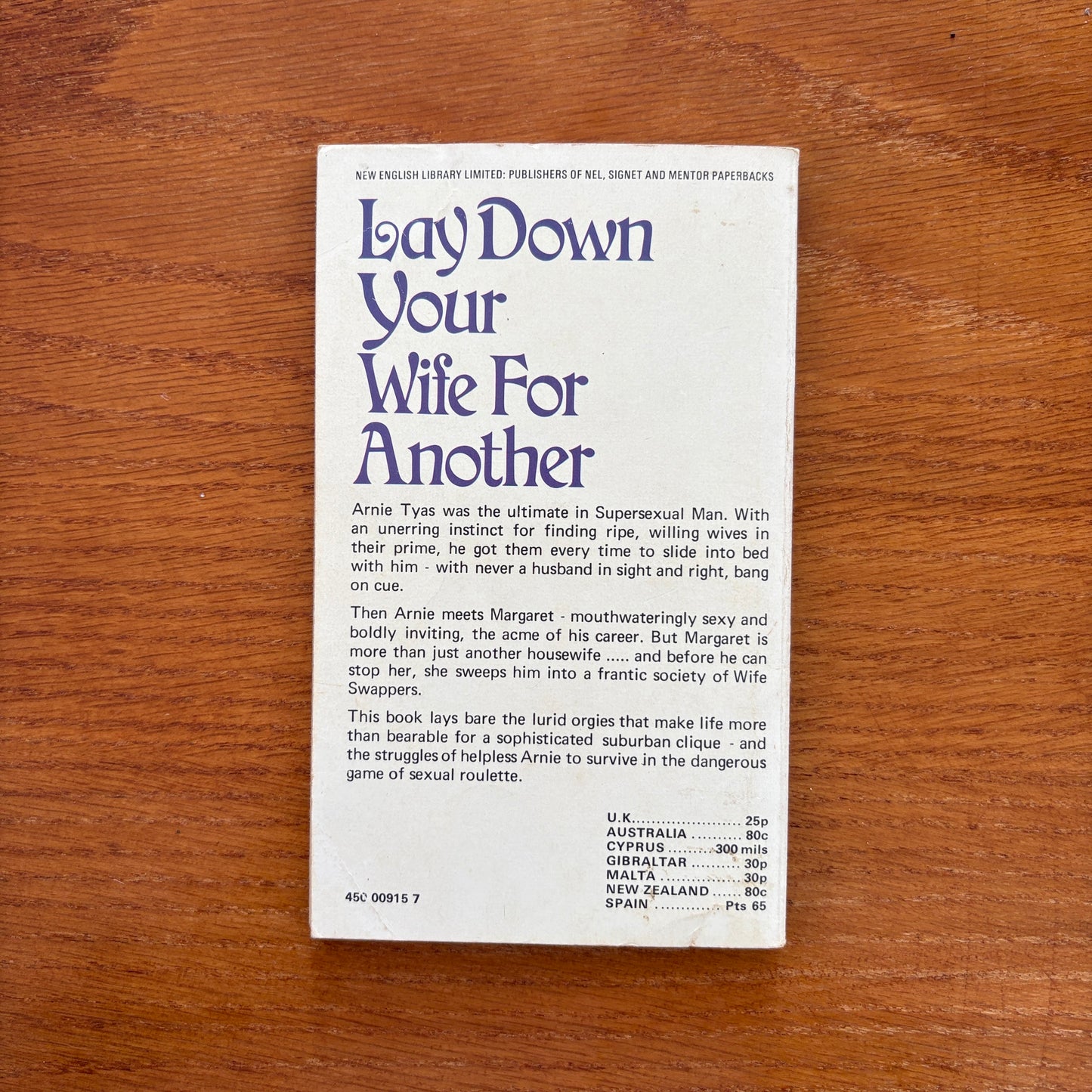 Lay Down Your Wife For Another - Brian Kinsey-Jones