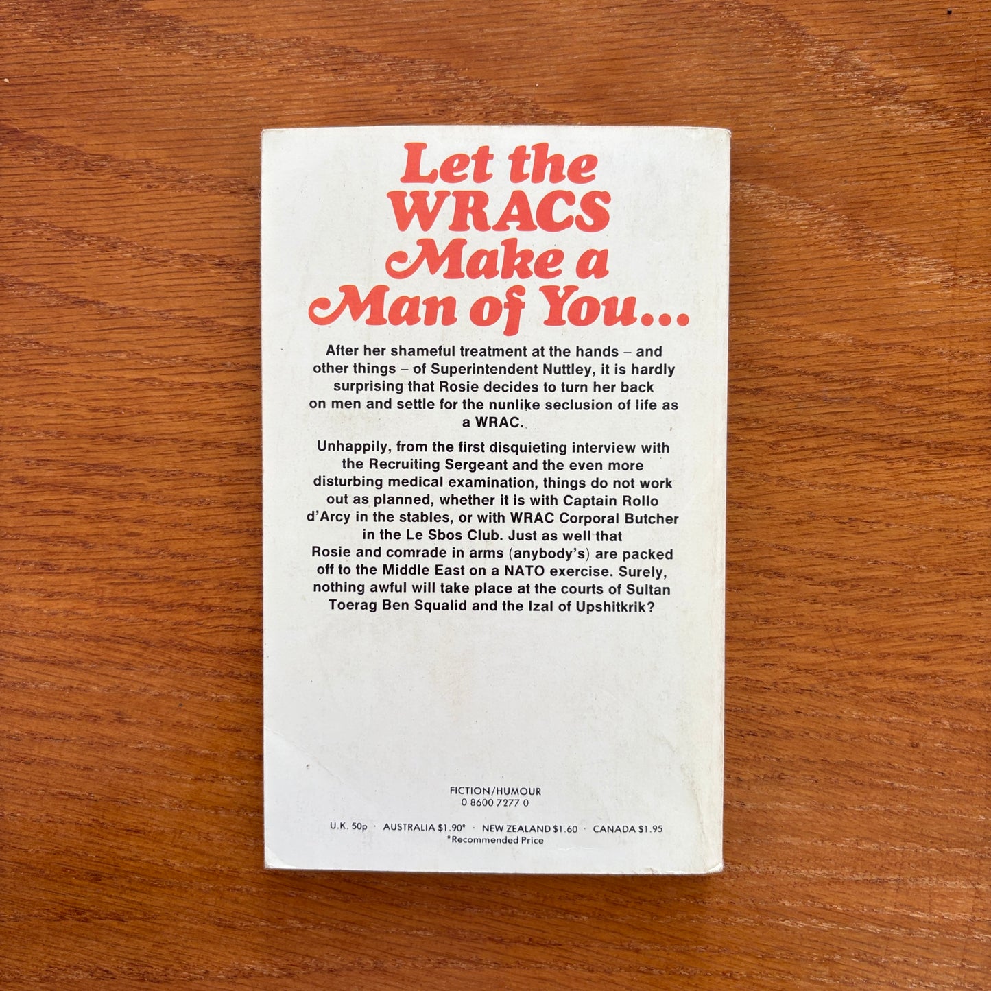 Confessions of a Physical WRAC - Rosie Dixon
