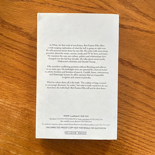 Bret Easton Ellis - White