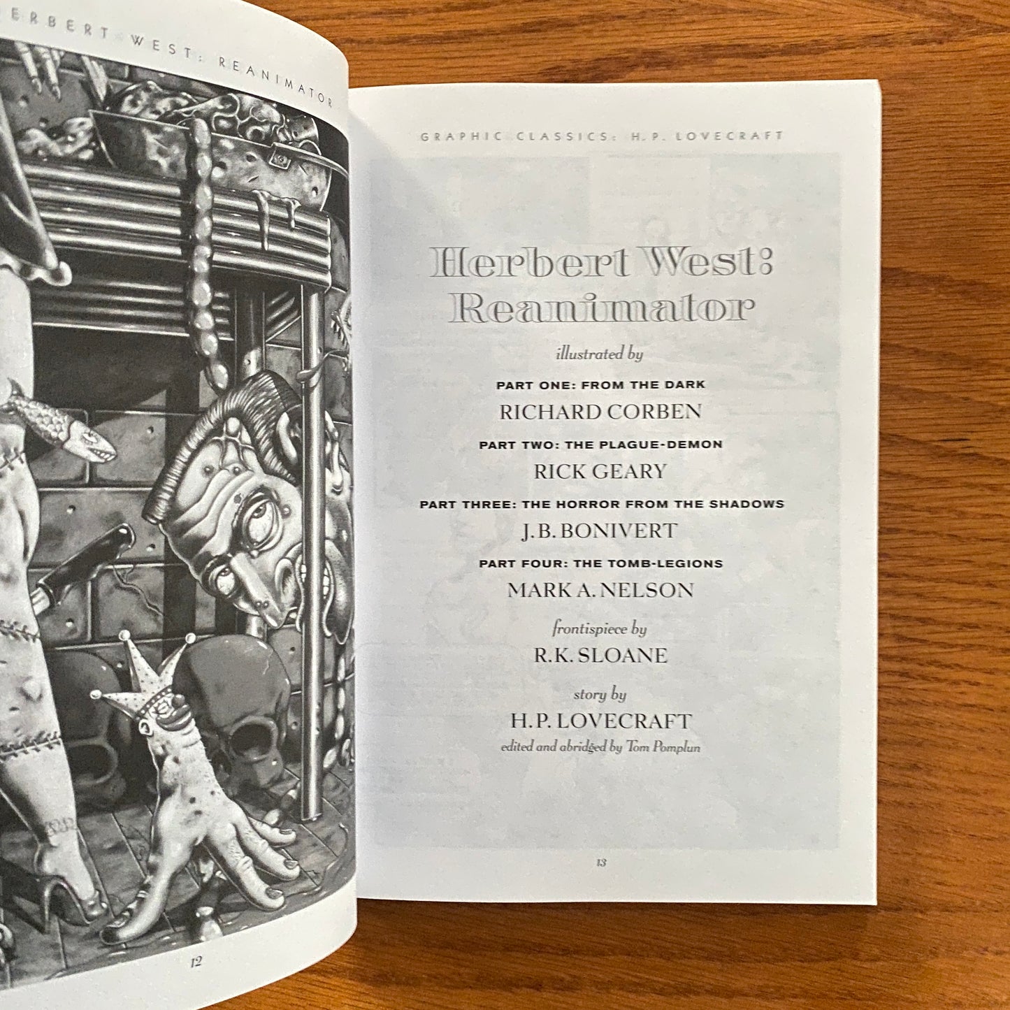 Graphic Classics: Ten Tales of Horror, Death & Comedy Presented by Today's Great Illustrators! - H.P Lovecraft