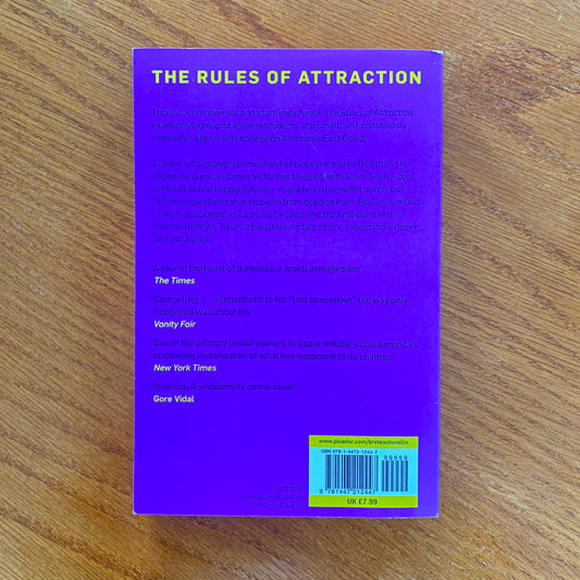 Bret Easton Ellis - The Rules Of Attraction