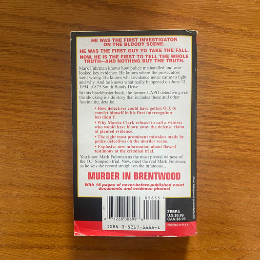 Murder In Brentwood - Mark Fuhrman
