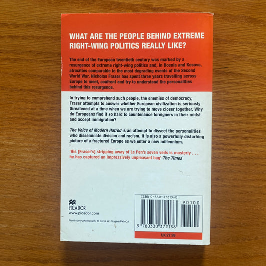 The Voice Of Modern Hatred - Nicholas Fraser