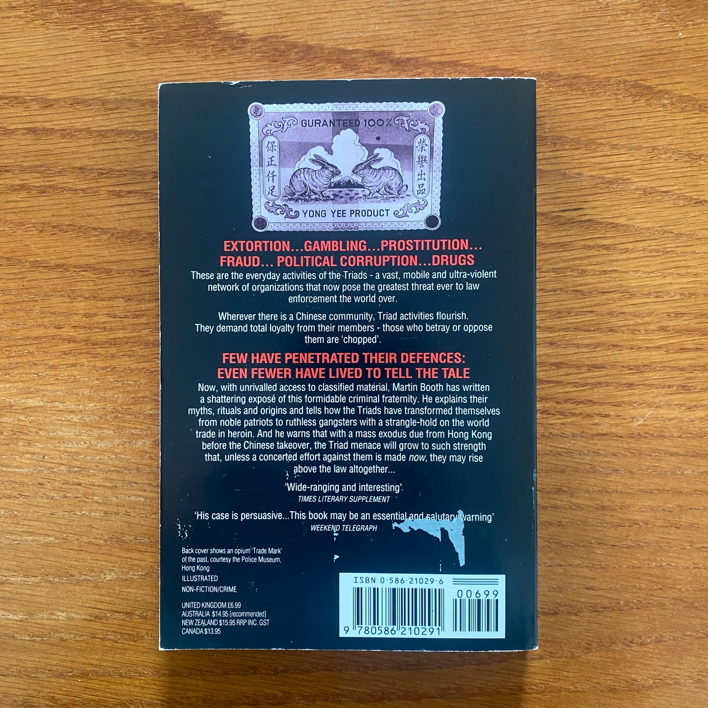 The Triads: The Chinese Criminal Fraternity - Martin Booth