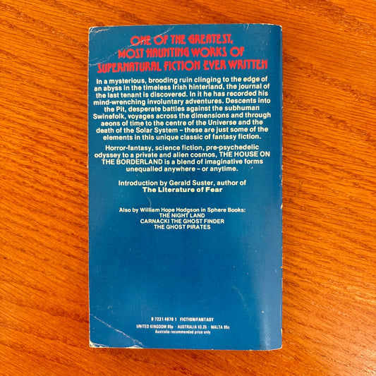 The House On The Boarderland - William Hope Hodgson