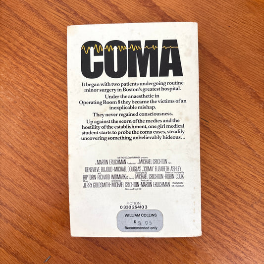 Coma - Robin Cook