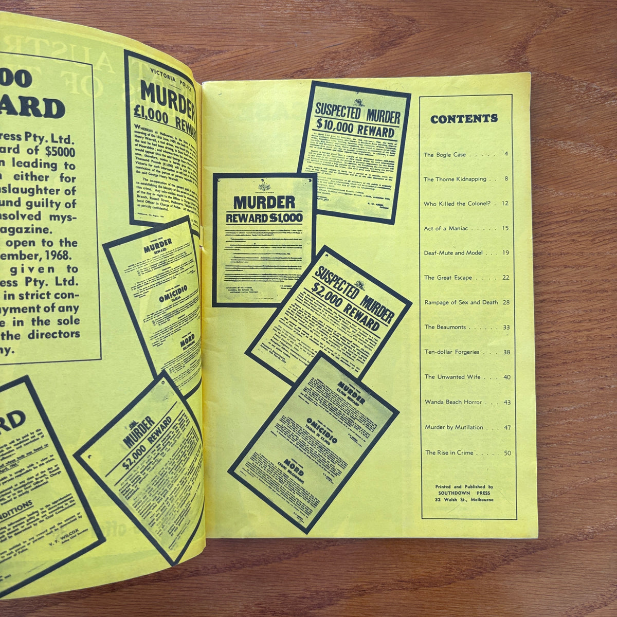 Great Australian Crimes of the 1960's