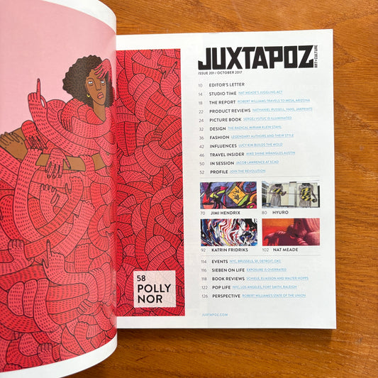 JUXTAPOZ ISSUE 201 / OCTOBER 2017