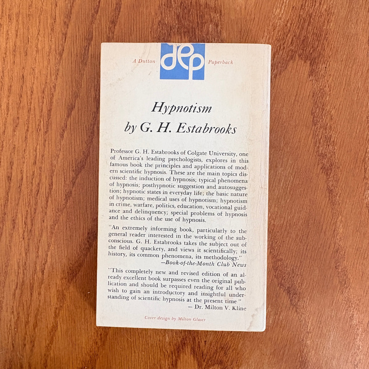 Hypnotism - G. H. Estabrooks
