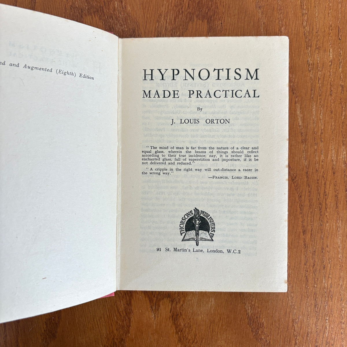 Hypnotism Made Practical - J. Louis Orton