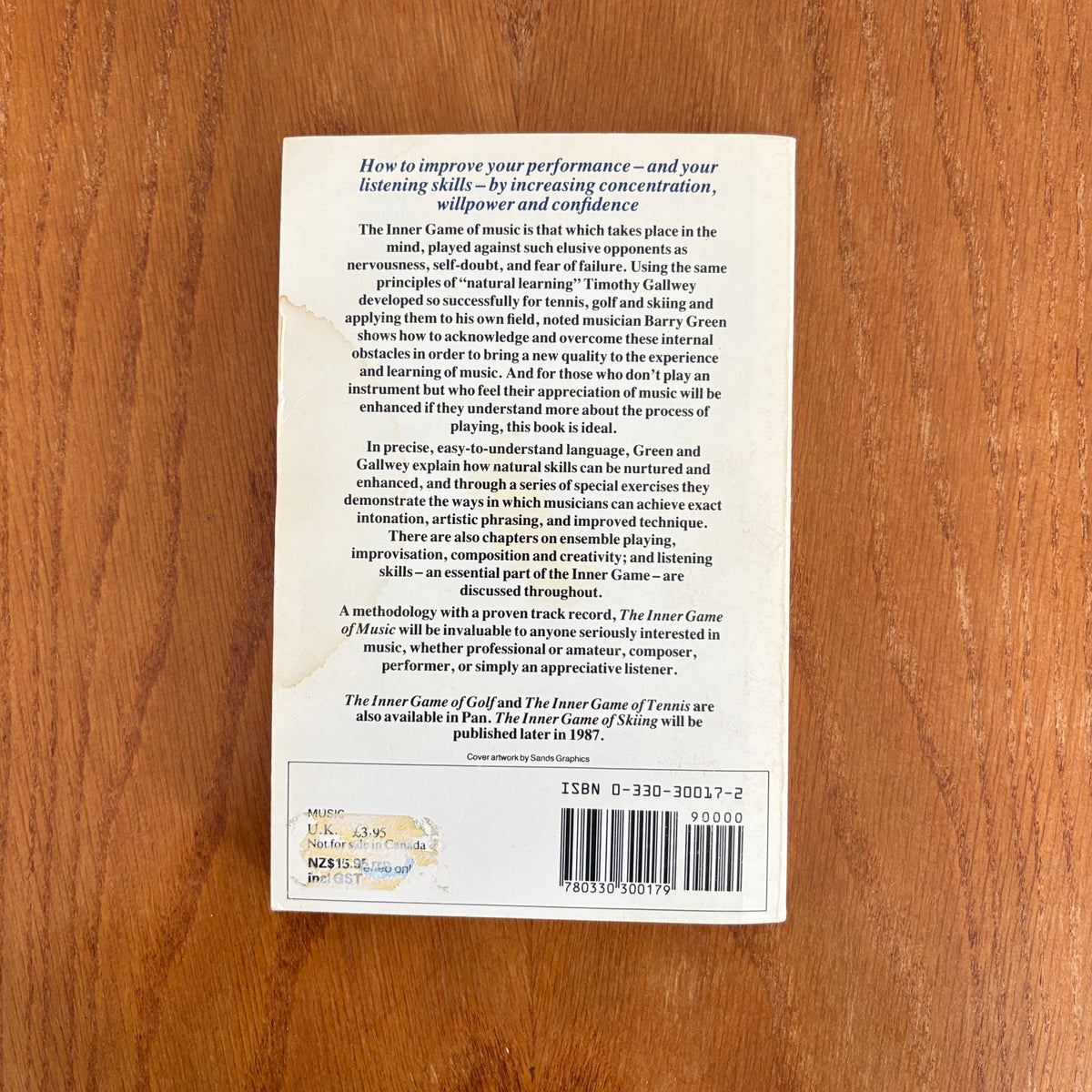 The Inner Game of Music - Barry Green & W. Timothy Gallwey