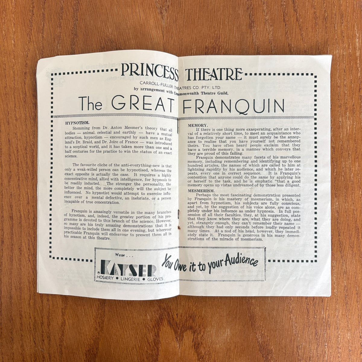 The Great Franquin - Princess Theatre, Melbourne
