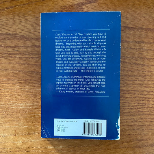 Lucid Dreaming In 30 Days - Keith Harary Ph.D. & Pamela Weintraub