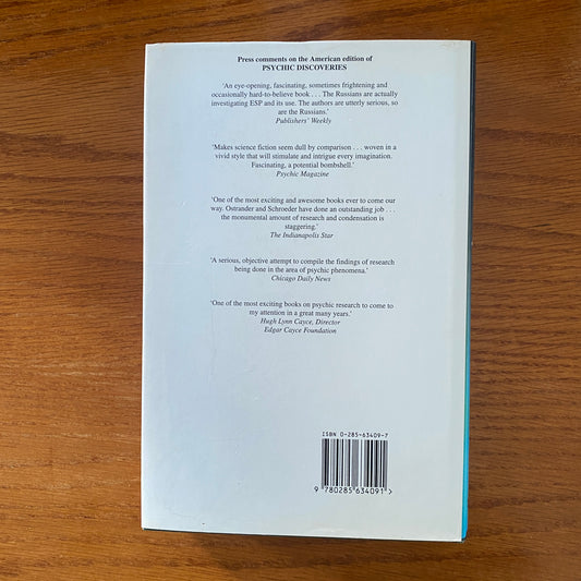 Psychic Discoveries: The Iron Curtain Lifted - Sheila Ostrander & Lynn Schroeder