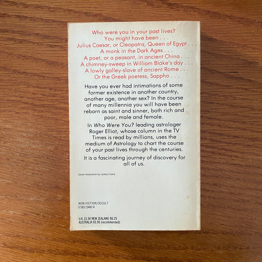 Who Were You? - Roger Elliot