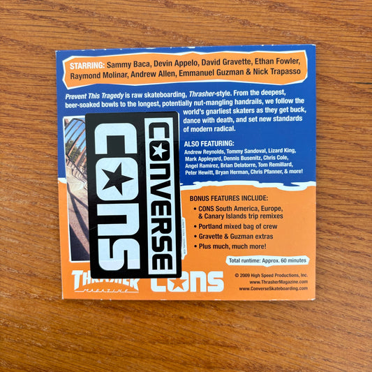 Thrasher / Converse Prevent This Tradgedy