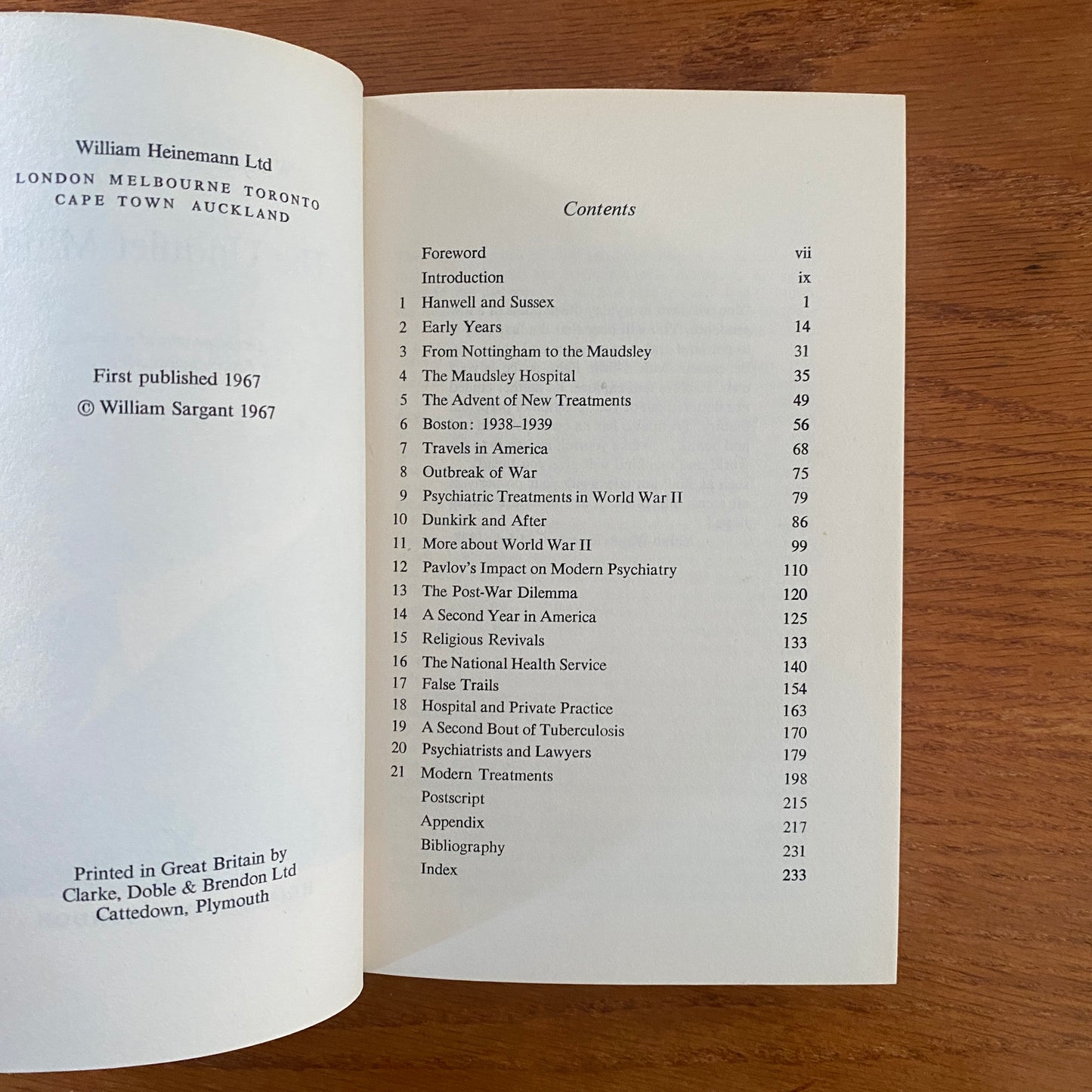 The Unquiet Mind, The Autobiography of a Physician in Psychological Medicine - William Sargeant