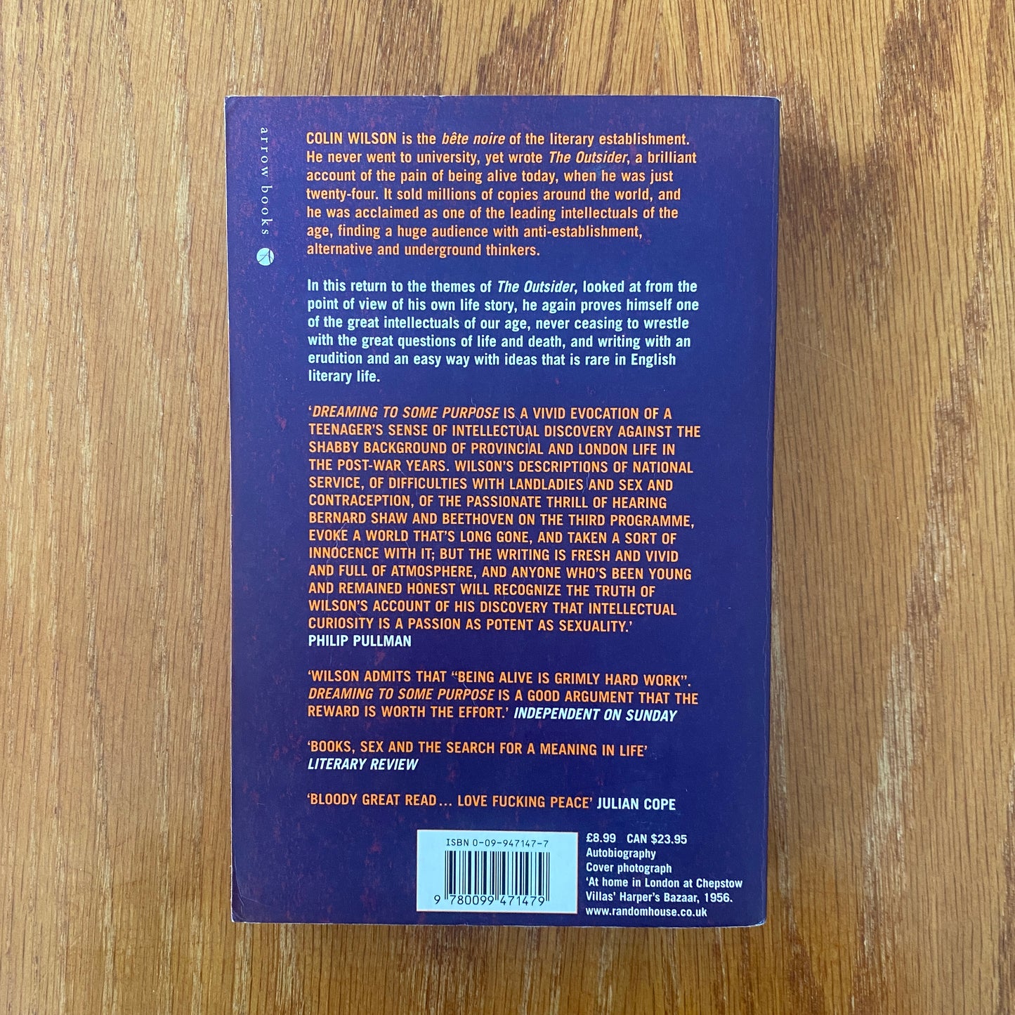Colin Wilson - Dreaming To Some Purpose: The Autobiography of Colin Wilson