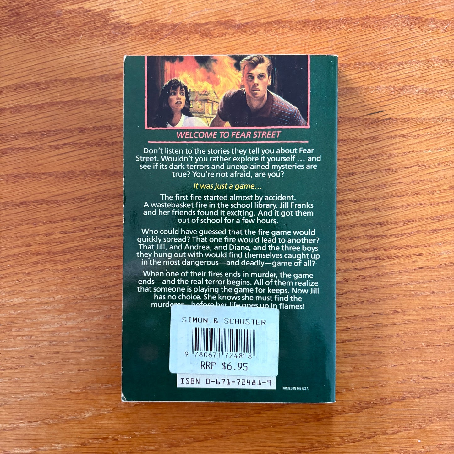 R.L Stine - Fear Street: The Fire Game