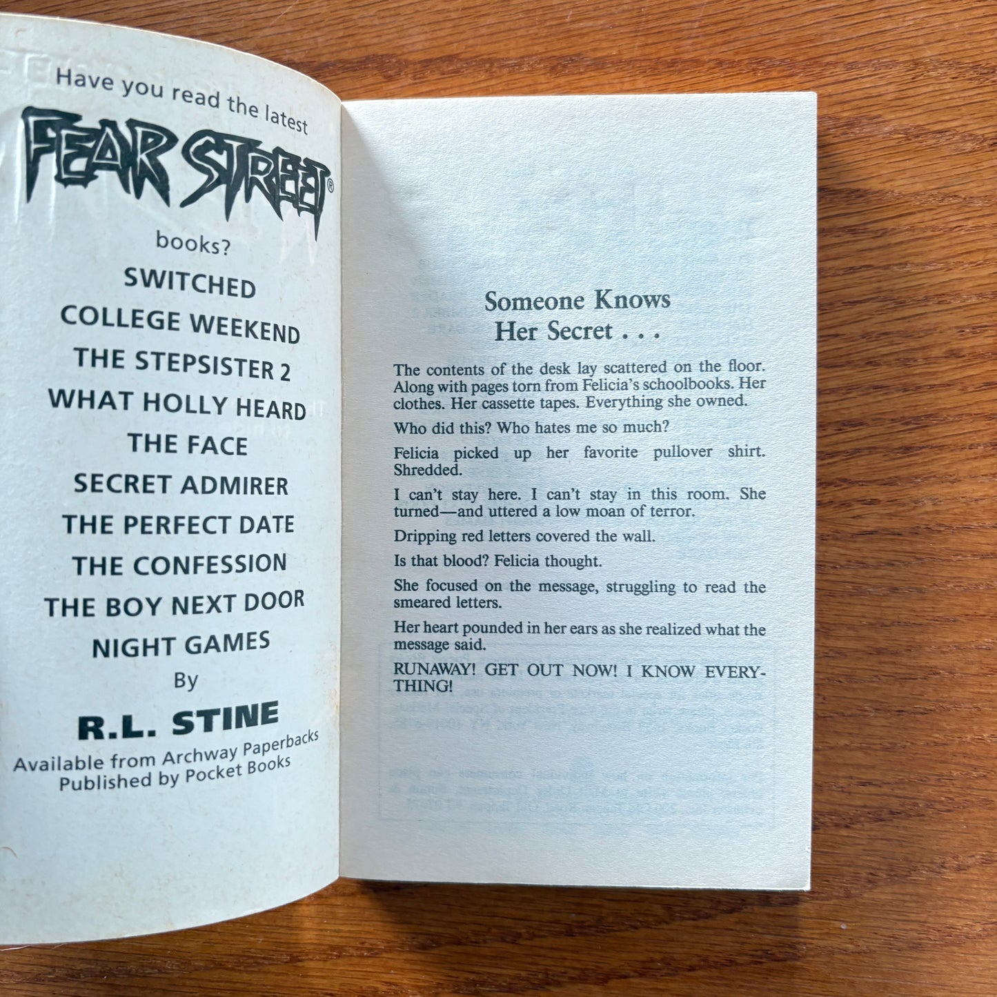 R.L Stine - Fear Street: Runaway