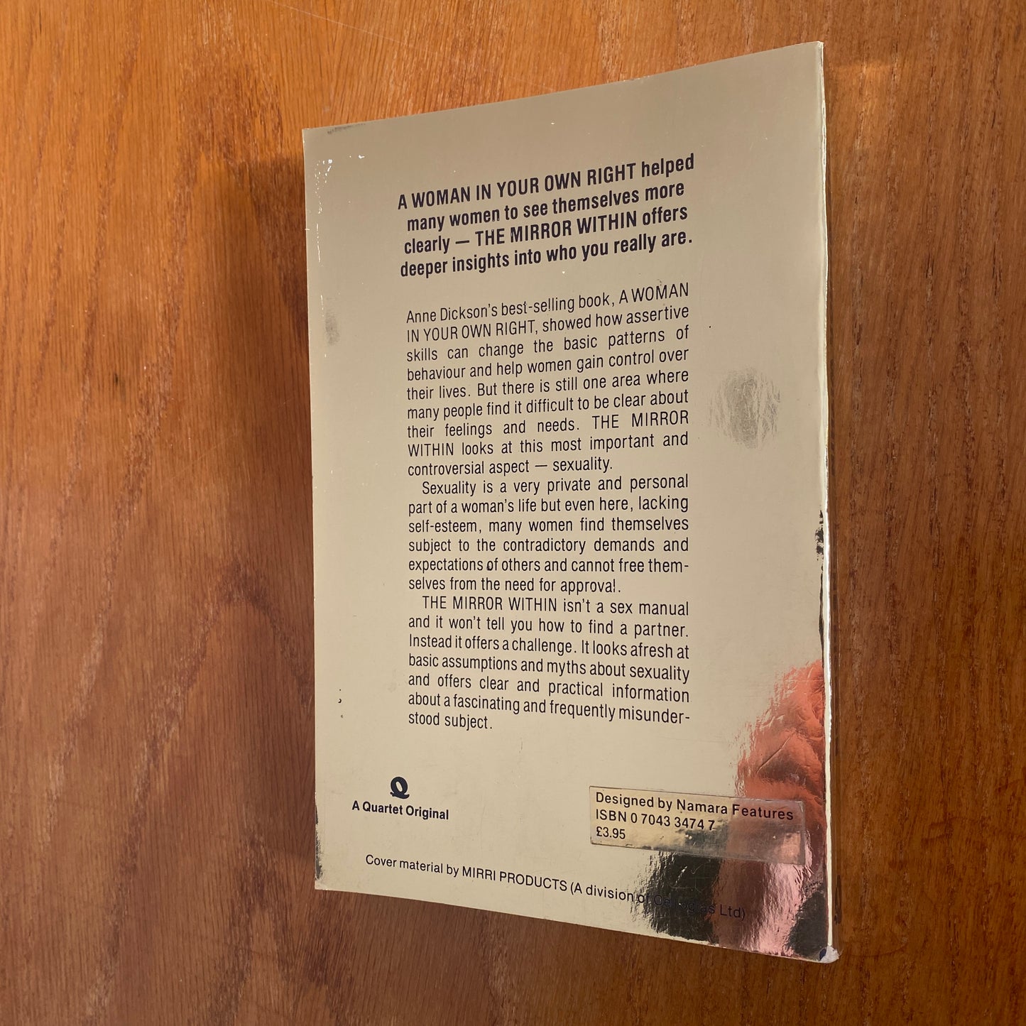 The Mirror Within: A New Look at Sexuality - Anne Dickson