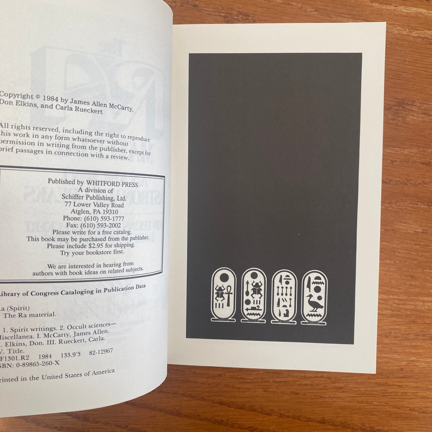 The Ra Material: An Ancient Astronaut Speaks - James Allen McCarty, Carla Lisbeth Rueckert & Donald Tully Elkins