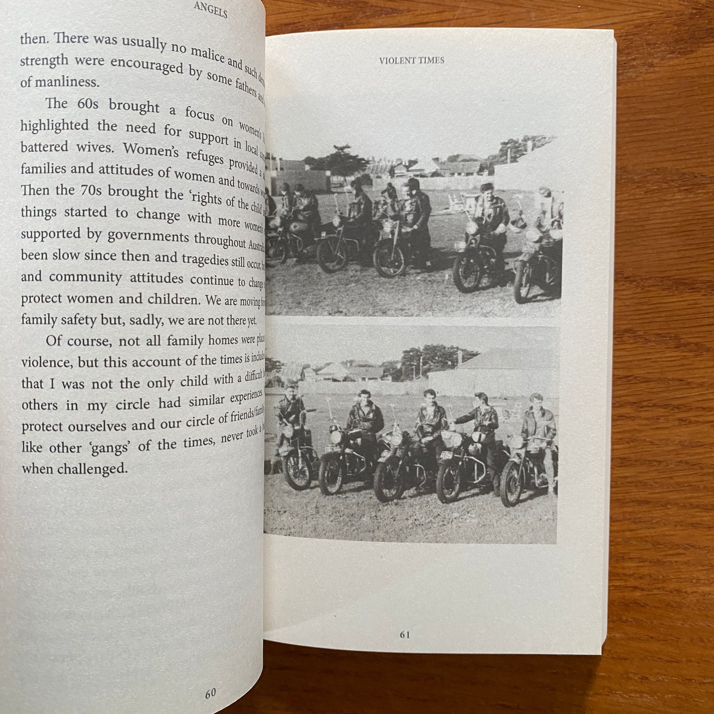 Angels: Life in an Australian Motorcycle Gang in the 60s and 70s David King & Maureen Lane