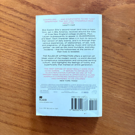 Bret Easton Ellis - The Rules Of Attraction
