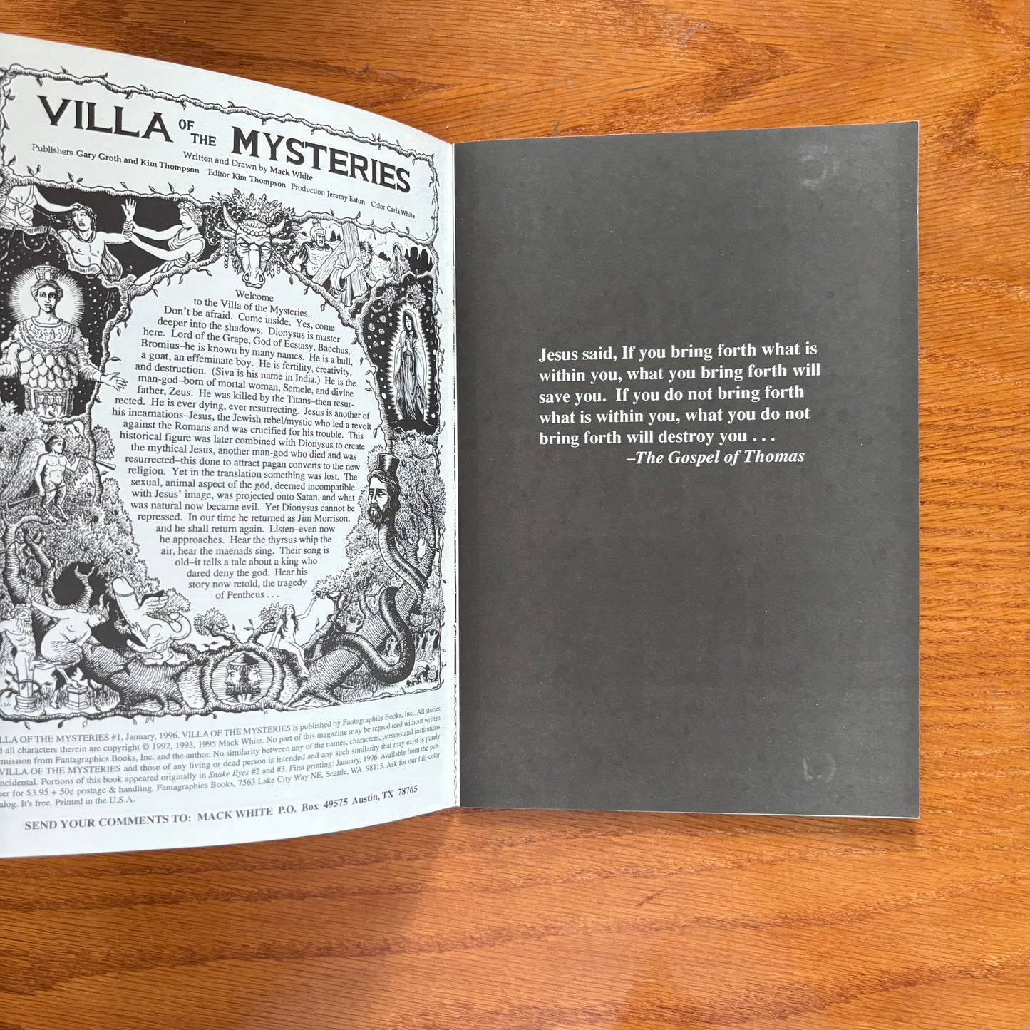 Villa Of The Mysteries - Mack White