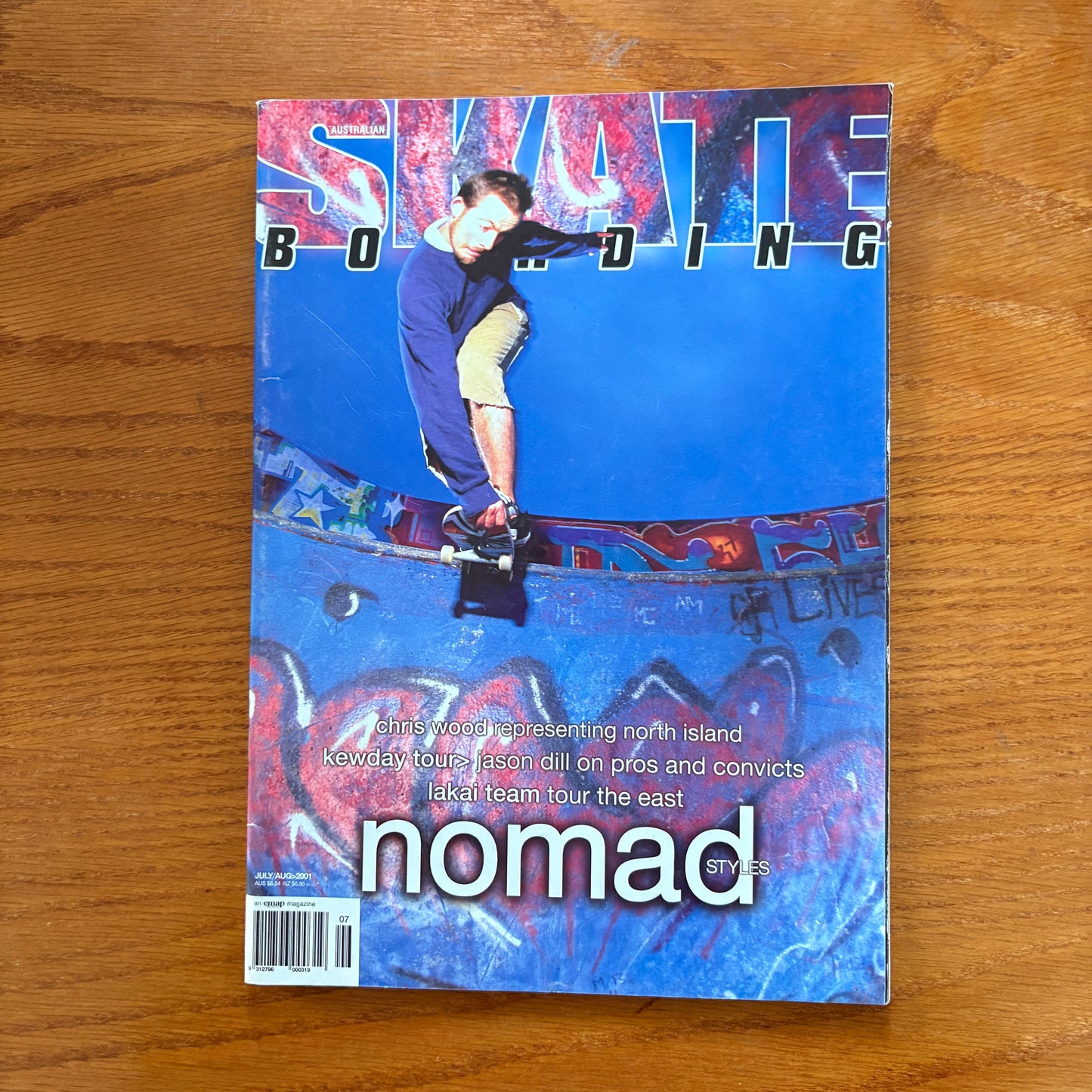 Australian Skateboarding Magazine Jul.Aug 2001