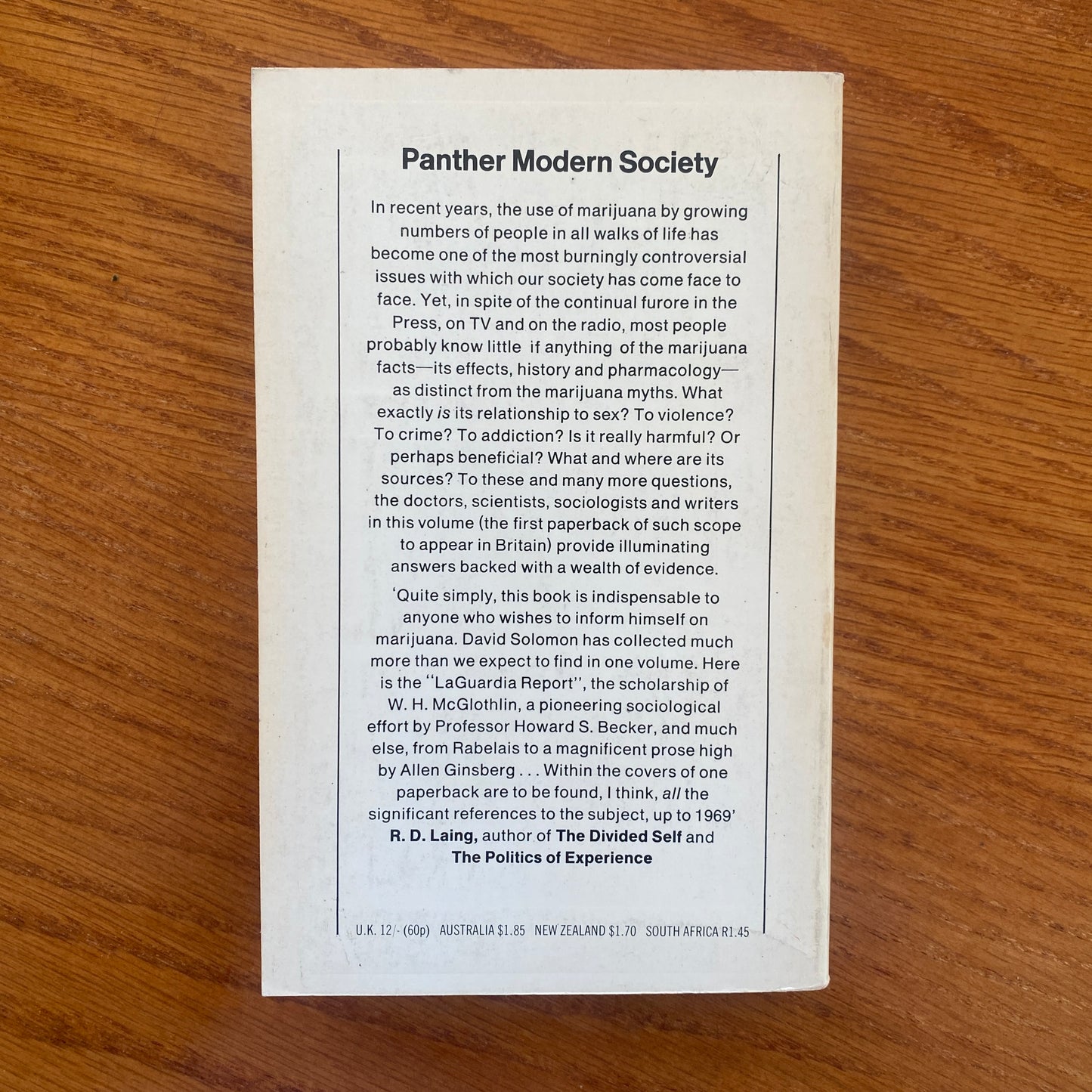 The Marijuana Papers: An Examination Of Marijuana In Society, History, And Literature - David Solomon
