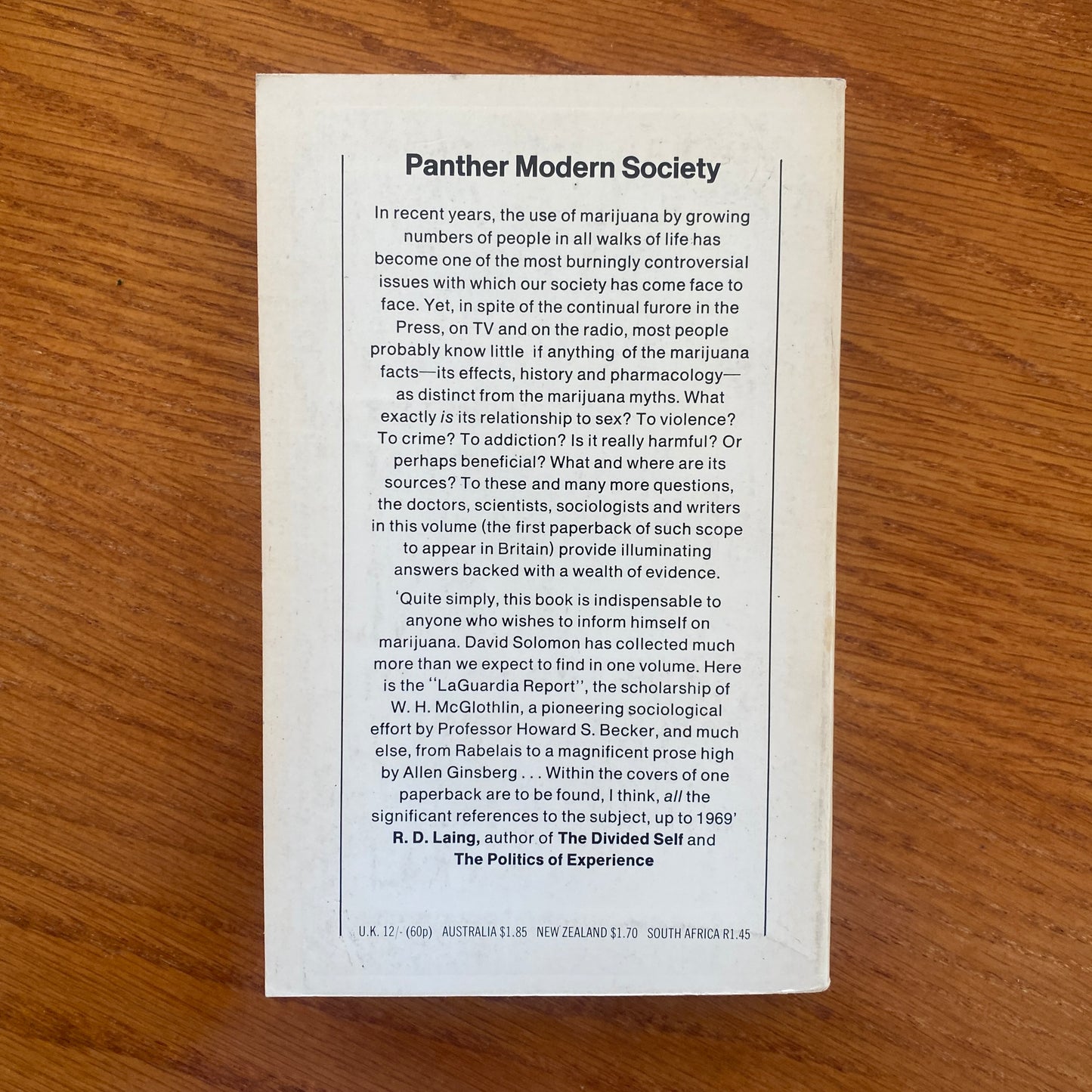 The Marijuana Papers: An Examination Of Marijuana In Society, History, And Literature - David Solomon