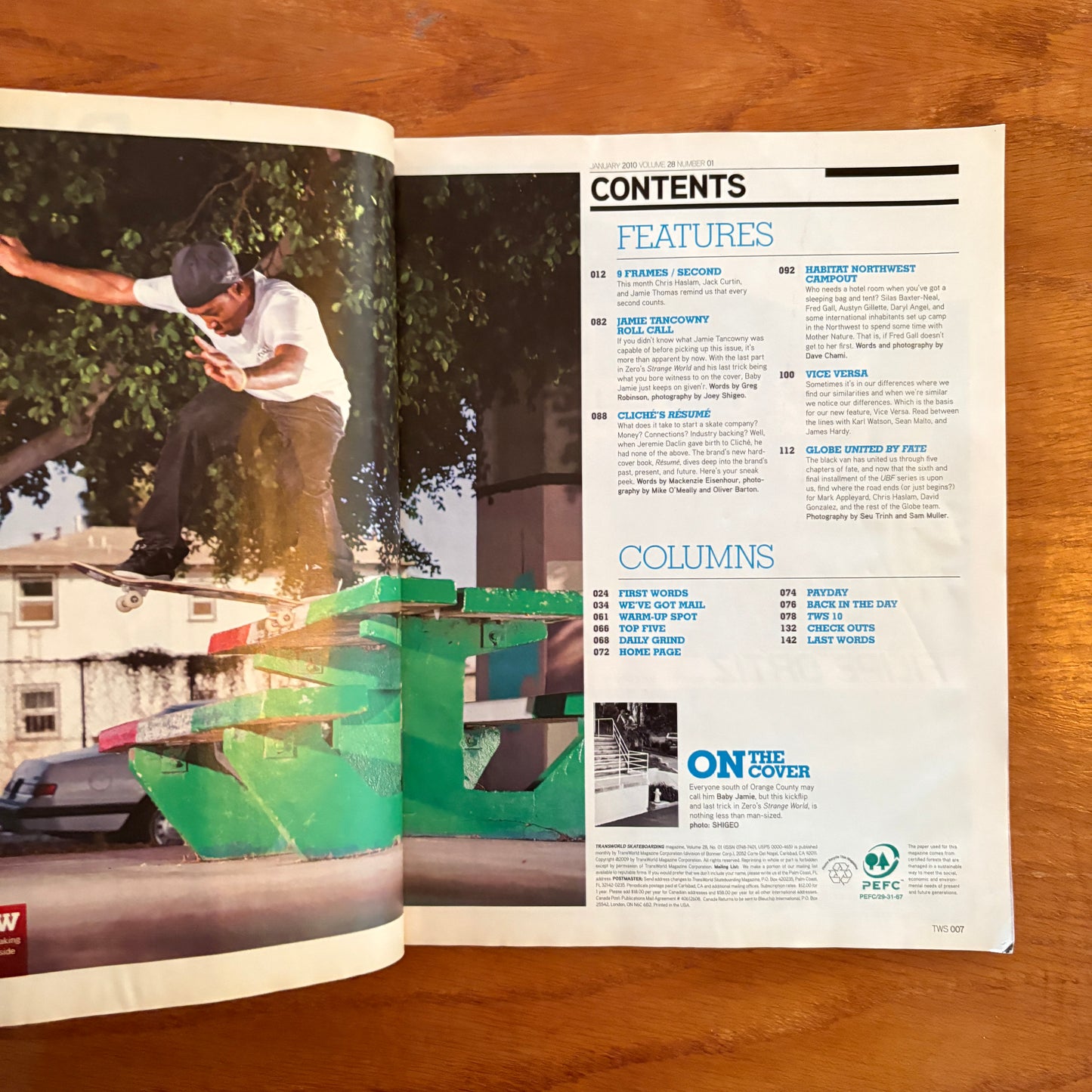Transworld Jan 2010