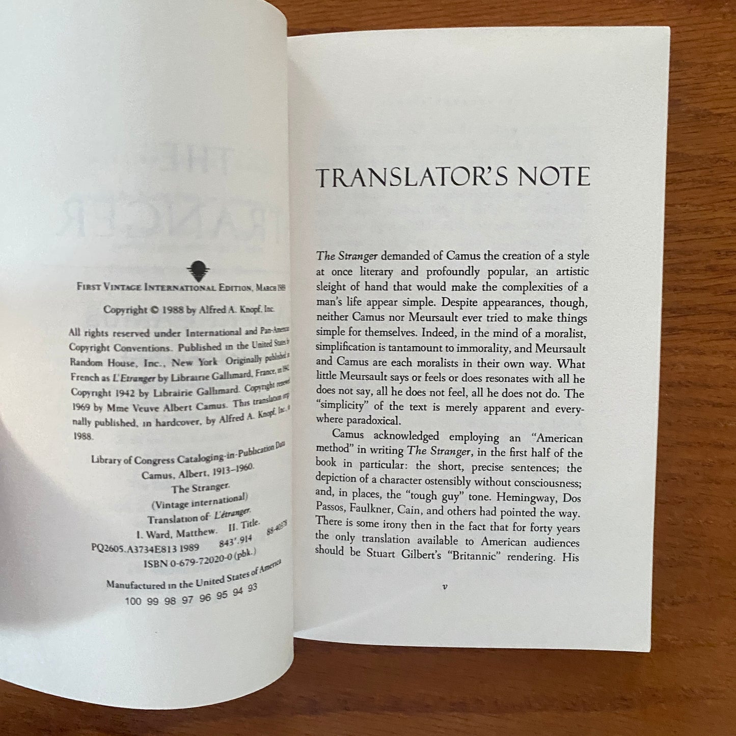 The Stranger - Albert Camus