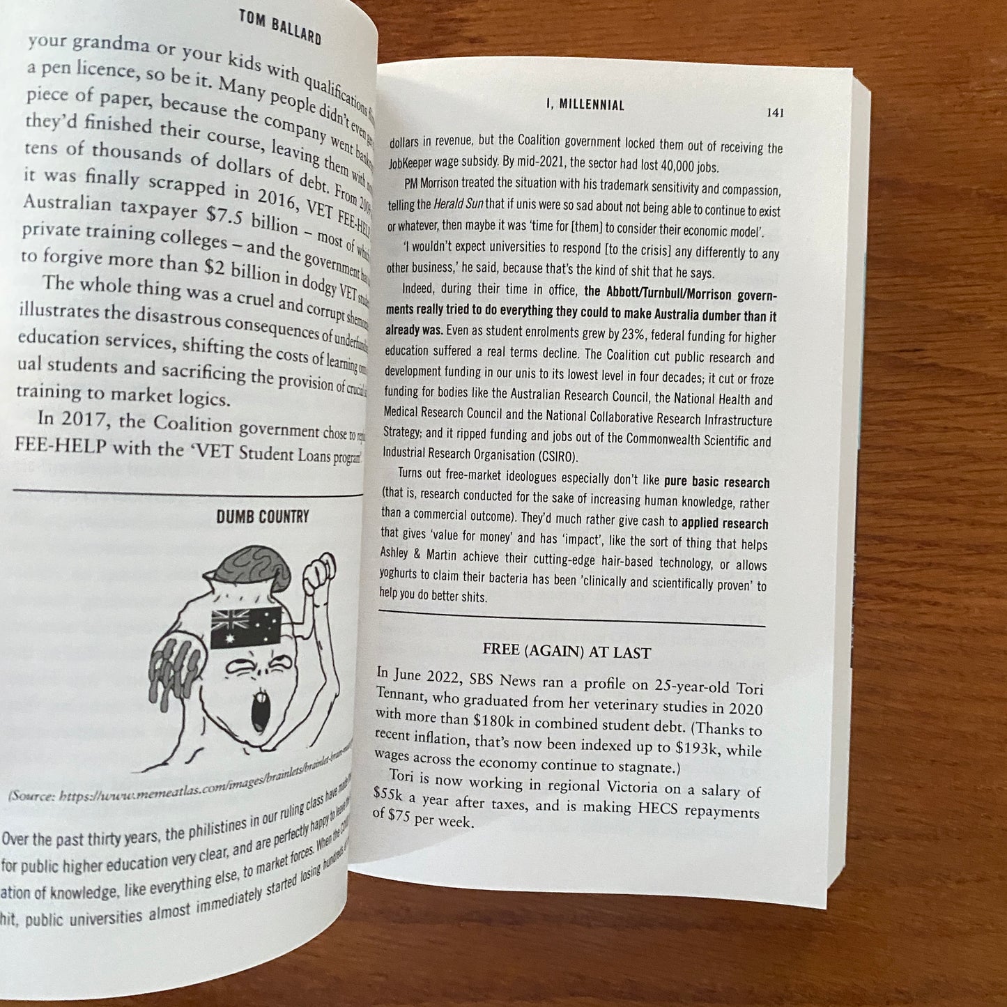 I, Millennial: One Snowflake's Screed Against Boomers, Billionaires and Everything Else - Tom Ballard