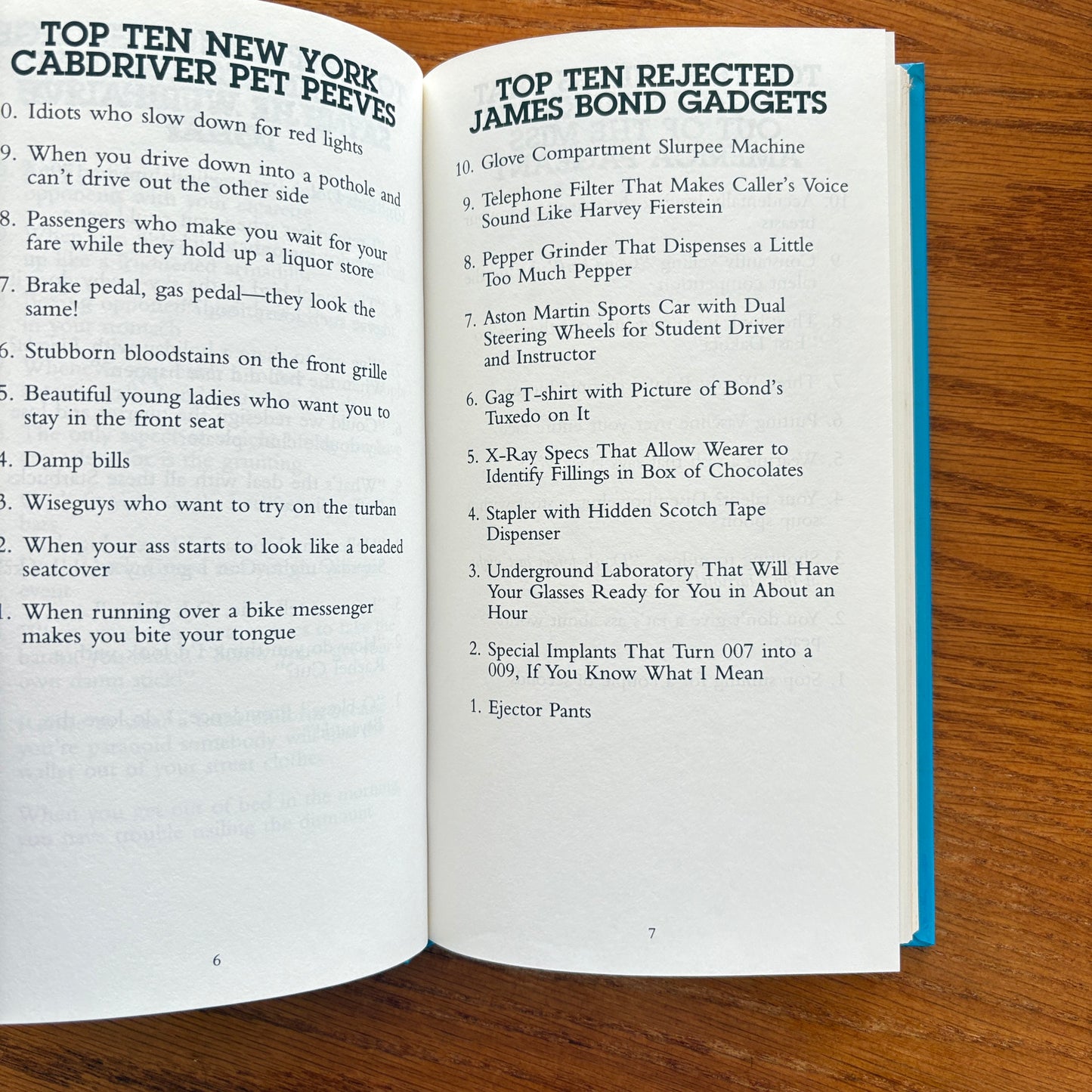 David Letterman's Book of Top Ten Lists: and Wedding Dress Patterns for the Husky Bride