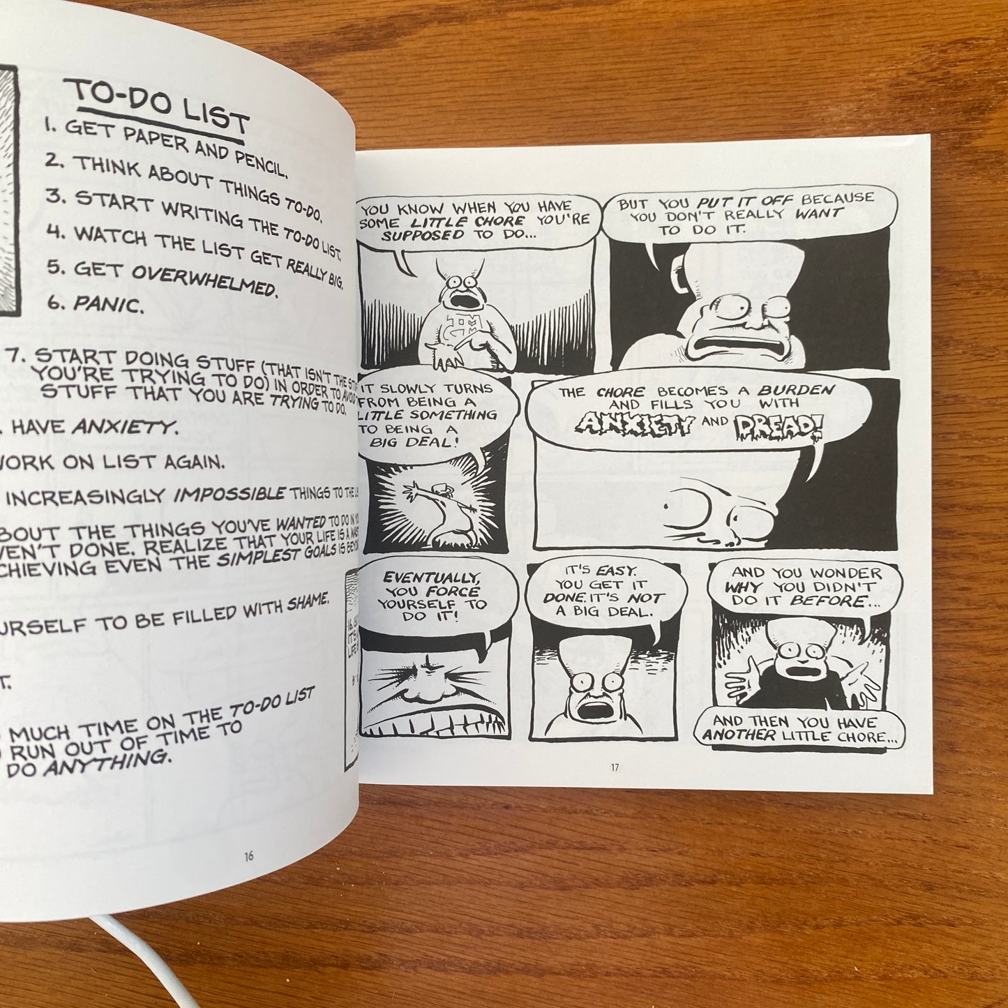 How To Be Happy: Too Much Coffee Man - Shannon Wheeler