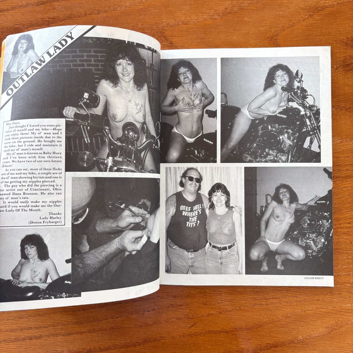 Outlaw Biker Aug 1987