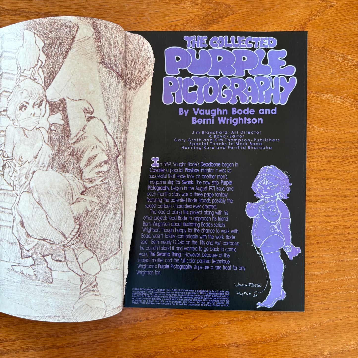 The Collected Purple Pictorial by Vaughn Bode