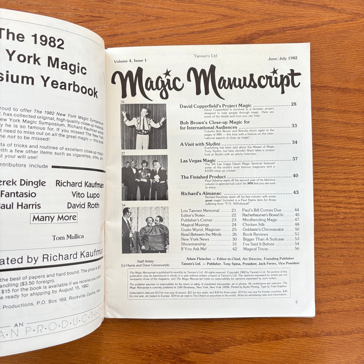 Magic Manuscript July 1982