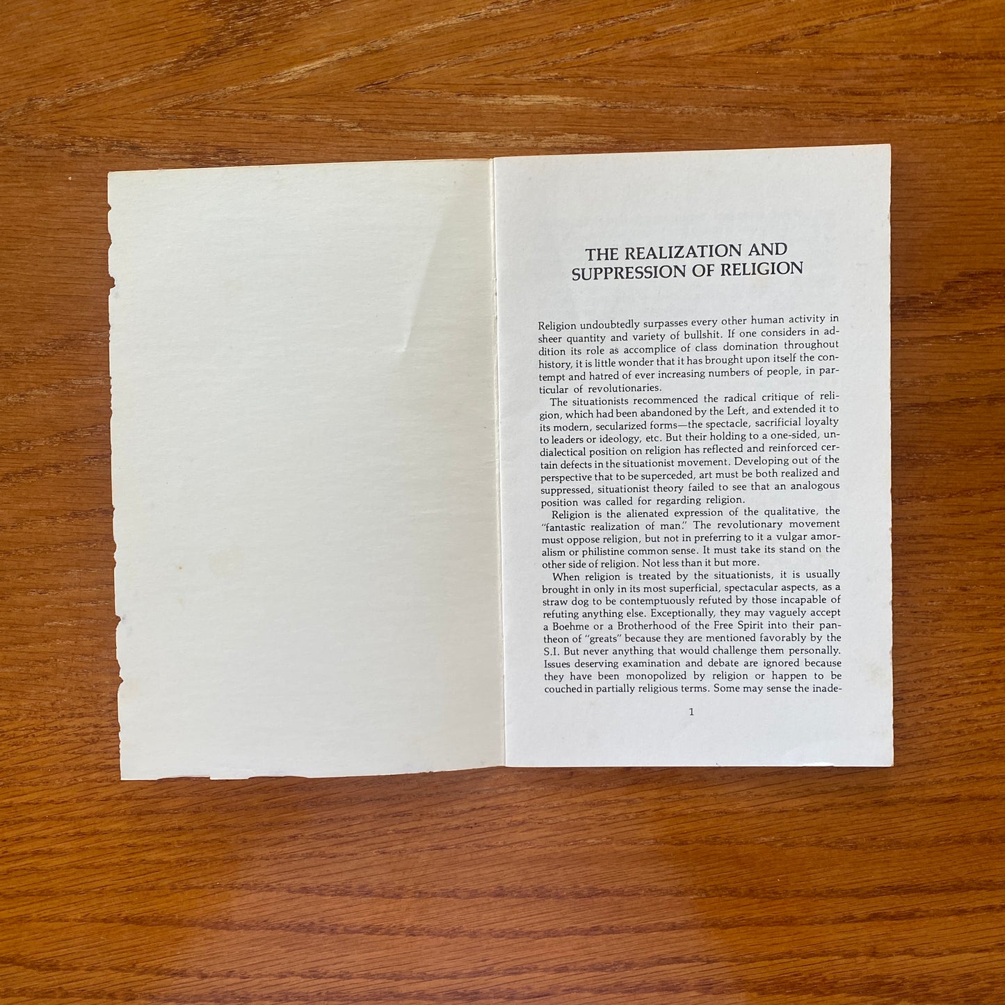 The Realisation And Suppression Of Religion - Ken Knabb