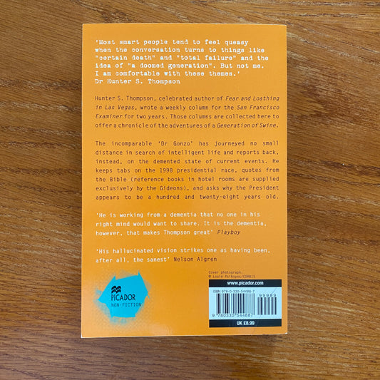 Hunter S. Thompson - Generation Of Swine
