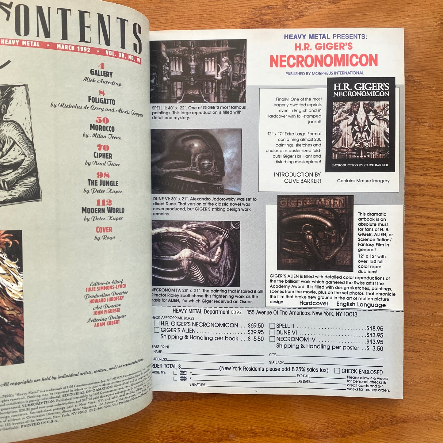 V15.7 Heavy Metal - March 1992