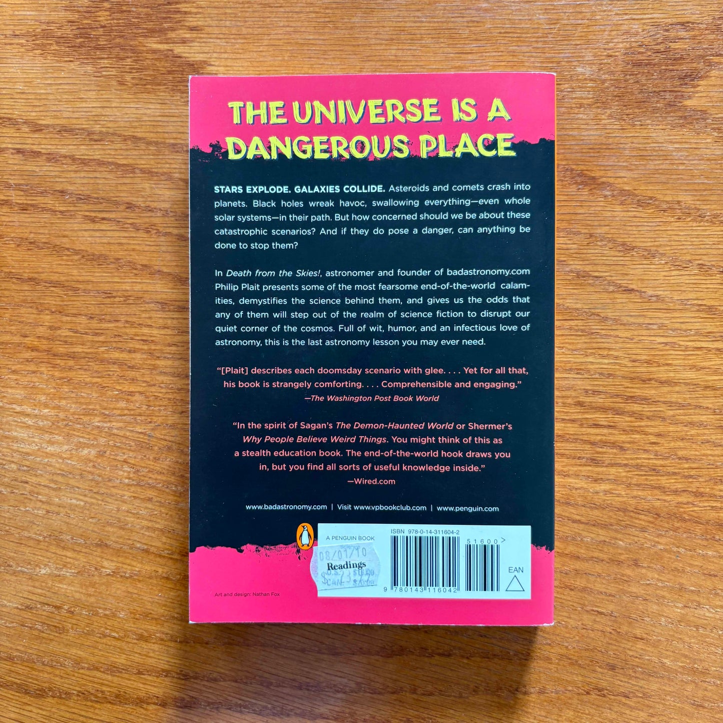 Death From The Skies: The Science Behind The End Of The World - Phillip Plait P.H.D